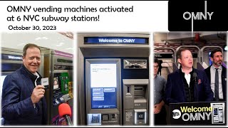 OMNY Vending Machines Available At 6 Subway Stations [upl. by Atat]