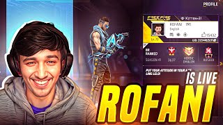 LIVE CSR PUSHING WITH ROFANI 🥶  TEAMCODE GIVEAWAY 🔥 shorts live freefire fflive [upl. by Wolfe]