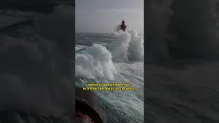 La Jument Lighthouse Battling the Worlds Most Dangerous Waves amazing shorts facts [upl. by Isia]