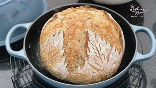 Simple Homemade Sourdough Bread 酸种面包 [upl. by Bluefield]