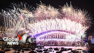 New Years 2024 Sydney Australia puts on stunning fireworks show [upl. by Anu301]