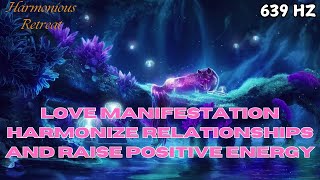 639 Hz Love Manifestation Harmonize Relationships and Raise Positive Energy [upl. by Yeltrab577]