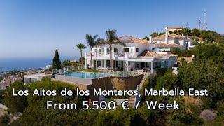 Luxurious Villa with Breathtaking Mountain and Sea Views in Altos de Los Monteros Marbella [upl. by Emarej]