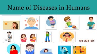 List of Most Common Diseases Vocabulary In English  Name of Diseases in Humans [upl. by Christi]