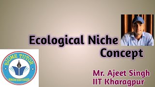 Ecological Niche II Niche Concept II Fundamental amp Realized Niche II Habitat amp Niche [upl. by Okihcas]