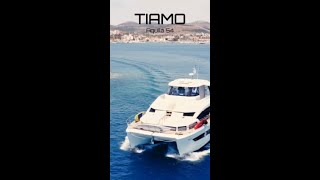 Sail the Greek Islands in Style with TIAMO Aquila 54 Power Catamaran by FX Yachting 🛥️🌊🇬🇷 [upl. by Haerdna]