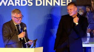 I have the Champions League RINGTONE  Erling Haaland receives FWA Footballer of the Year award [upl. by Anek400]