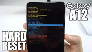 How To Reset Samsung Galaxy A12  Hard Reset [upl. by Daveta]