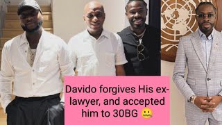 Davido pardons his ex lawyer and sets to give him back his position in 30BG😲 [upl. by Ayhtak]