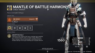 HOW TO GET MANTLE OF BATTLE HARMONY  DESTINY 2 [upl. by Geiger]