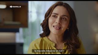 Havells Alkaline Water Purifiers  Sahi Paani Ka Sign Havells Alkaline [upl. by Xuaegram]