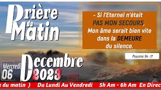 BONDIEU PAT KITEW MOURI  MERCREDI 06 DECEMBRE 2023  PRIERE DU MATIN  FRERE BIGOT LUXONER [upl. by Halullat]