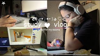 study vlog 📚  48h study with me coffee BTS [upl. by Ahseital]