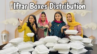 Iftar boxes for 100 person  Roza rasty main he khul gya  Hira Faisal  Sistrology [upl. by Marice]