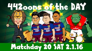 442oons of the Day Week 20 Rooney amazing goal Koeman Carroll scores against Liverpool [upl. by Fording]