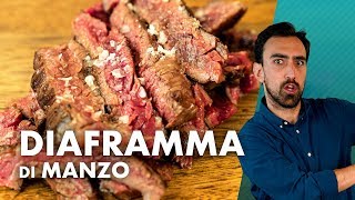 Diaframma di manzo una tagliata da cinema SCONOSCIUTO [upl. by Adelaja]