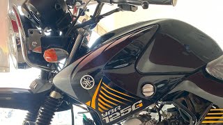 Yamaha Ybr 125g black model looks and new graphics New model 20242025 😇😂😄🤣 [upl. by Lebar442]