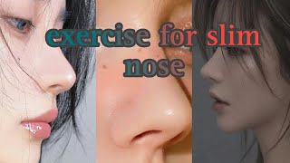 exercise for slim nose glowupskincarehealthtipsbeautytips facecare exercise [upl. by Leonardi]