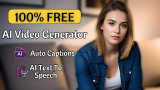 100 FREE AI Video Generator  How To Create AI Video 100 FREE [upl. by Ellenohs529]