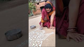 MandanaRajasthani Art Diwali Latest DisignquotRangoli Art quotdiwali rangoli art indianart [upl. by Bahr]