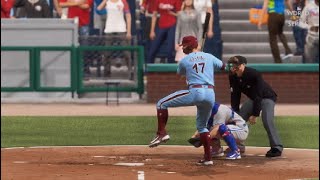 Throwback MLB The Show 23  Blue Jays vs Phillies World Series Game 7 Final 3 innings [upl. by Fanechka]