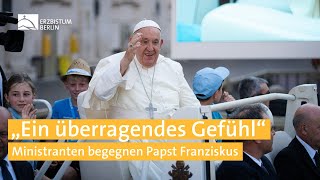 „Ein überragendes Gefühl“  Ministrantenwallfahrt in Rom [upl. by Yrrac]