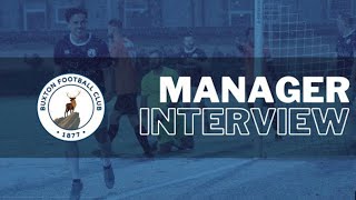 MANAGER INTERVIEW  Blyth Spartans A  190324 [upl. by Naul]