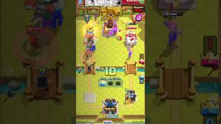 Queen saves the match 😮 clashroyale clashroyal [upl. by Bilek]