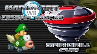 Mario Kart Wii Custom Tracks  Spin Drill Cup [upl. by Japha]