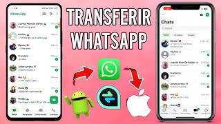 ¿Cómo Mover Tus Conversaciones De WhatsApp De Android A iPhone  Cambiar De Celular [upl. by Siraj]