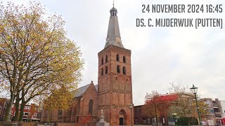 24112024  Middagdienst 1645  Oude Kerk  ds C Mijderwijk Putten [upl. by Nilya910]