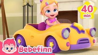 Best Car Songs 🚗 Vroom  more Compilation  Bebefinn Best Nursery Rhymes for Kids [upl. by Htenek368]