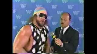 Macho Man Randy Savage Interview 07181987 [upl. by Allveta]