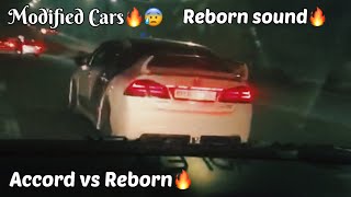 Honda Accord CL7 vs Honda Civic  Modified cars🔥  Jail Road Lahore❤️  Kashir King🔱 [upl. by Atirat68]