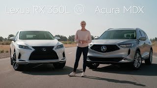 2021 Lexus RX 350L vs 2022 Acura MDX Review amp Comparison [upl. by Aicelf490]