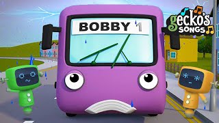 The Bus Song  Geckos Garage  Trucks For Children  Songs amp Nursery Rhymes For Kids [upl. by Brion]