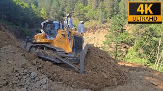 LİEBHERR 746 Dozer İle Viraj Genişletme 2 11 [upl. by Ilujna606]