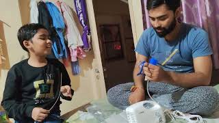 Dr Trust Nebulizer Unboxing and review bestest nebulizer in India at the price range cheap n best [upl. by Barnaba]