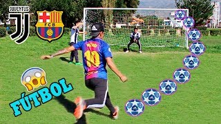 JUVENTUS vs BARCELONA ¡Epic Retos de Futbol ⚽️ [upl. by Janik]