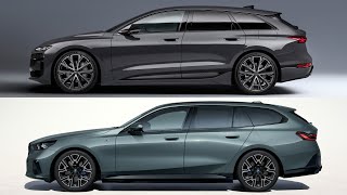 Audi A6 Avant etron vs BMW i5 eDrive40 Touring [upl. by Manuela783]