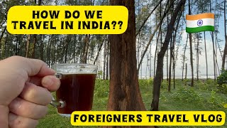 How Do We Travel In India  Foreigners Travel Vlog foreignersinindia travelvlog shortleft [upl. by Olinad]