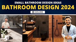 Small bathroom design ideas I bathroom design 2024 I bathroom makeover I Interior design Houmeindia [upl. by Nylasoj466]