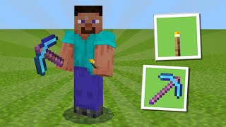 Minecraft Bedrock 11980 DELAYED But Offhand Torches Support [upl. by Eilyak295]