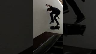 Big Flip into the Bank love skateboarding life downhill  subscribe art speed go kickflip [upl. by Rillis]