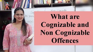 What are Cognizable and Non Cognizable Offences [upl. by Airbmat]