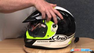 How To Change An Arai TX Visor [upl. by Hawger573]