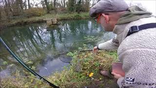 Ewan on the Lower Itchen Dec 2017 [upl. by Avril]