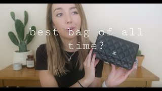 Chanel Lambskin WOC review [upl. by Oleg396]