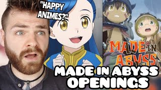 FINALLY Reacting to MADE IN ABYSS x Ascendance of a Bookworm Openings  New Anime Fan [upl. by Murvyn]