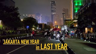 Mid Night at MRT Jakarta ❗NEW YEAR in LAST YEAR 2023❗❕ Jakarta New Years Eve [upl. by Hiroshi]